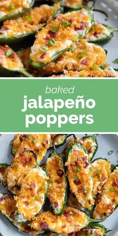 baked jalapeno poppers on a plate