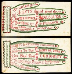 two green and red tickets with writing on them