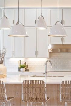 Tre Collection One-Light White White Metal Shade Coastal Pendant Light Neutral Kitchen Island, Coastal Pendant, Schumacher Homes, Coastal Pendant Lighting, Neutral Kitchen