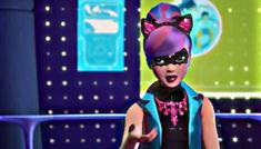 the animated character is dressed up as a catwoman