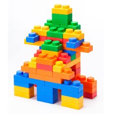 a toy made out of legos on a white background