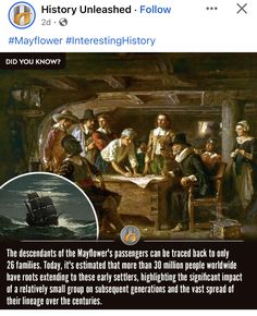 an image of a group of people in a boat with the caption that reads history unleashed follow