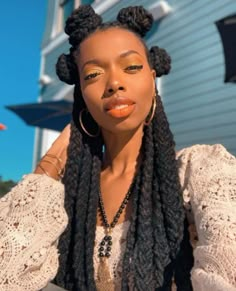 Braids For Black Women 2023, Braids For Black, Bantu Knots, Natural Hair Community, Braids For Black Women