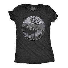 PRICES MAY VARY. WOMENS FIT: This listing is for an adult women's slim-fit t-shirt (also known as junior fit). These cute fitted tees run small so double check the size chart and order a size up if you're between sizes. LIFE IS BETTER AT THE CABIN: Time to unplug and go on an outdoor adventure. Whether you're pitching a tent in nature, chilling by the bonfire or glamping in the forest, pack this camping t-shirt for the best weekend ever. QUALITY GRAPHICS AND VIBRANT COLOR - Express yourself with Lost In Nature, Mountain Shirt, Mens Graphic T, Adventure Shirt, Nature Shirts, Novelty Clothing, Camp Shirt, Crazy Dog, Camping Shirt