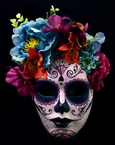 Catrina Mask, Coco Costume, Paper Mache Mask, Mexican Mask, Halloween Pumpkins Painted