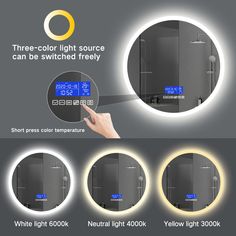 three color light source can be switched freely with the help of an appliance