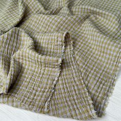 Yarn-dyed double gauze check 100% Organic Cotton Weight: 125 GSM, 3.68 OZ/SQ.YD Width: 52”, 132 CM Length: sold per half meter increment / 19.5" ****PLEASE NOTE: all textiles are sold per 1/2meter/yard If you require 1 full meter = QTY 2, 2 meters = QTY 4 etc... Samples NOT available. Sewing Labels, Laminated Fabric, Organic Cotton Yarn, Double Gauze Fabric, Gauze Fabric, Double Gauze, Gorgeous Fabrics, Yarn Dyeing, Lace Fabric