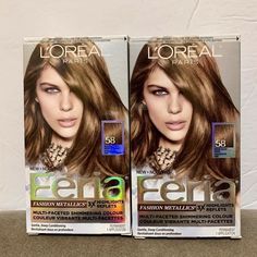 Brand New. Pack Of 2. Also Available As 4 Pack - Check My Closet! 2x L'oreal Paris Feria 58 Medium Golden Brown Shimmering Hair Color Permanent Dye Rare / Hard To Find Discount For Bundles! Check My Other Listings! New To Poshmark? Sign Up With Code Louisbbcat To Get $10 Off Your First Purchase! Clear Hair Color, Loreal Hair Dye, Indigo Hair Color, Hair Color Gloss, Feria Hair Color, Copper Blonde Hair Color, Peach Hair Colors, Medium Golden Brown, Copper Blonde Hair