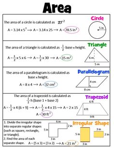 area and perimeter worksheet for students to practice their math skills in the classroom