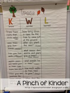 a poster with words and pictures on it that say trees, how long does the tree have