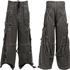 Elevate Your Style With These Darkrock Gothic Jeans. The Pants Feature A Unique Bdsm Style With A Pleated Front And A Flat Back. The Buckle Closure And Strap Accents Add A Touch Of Edginess To The Design. The Pants Are Made Of Comfortable Cotton Fabric And Have A Regular Fit. Perfect For Any Occasion, These Pants Can Be Worn To Weddings, Parties, Or For A Casual Day Out. The Versatile Black Color And Solid Pattern Make Them Easy To Pair With Any Top. The Pants Have A Mid-Rise And Ankle Length Fo Trip Pants, Gothic Jeans, Strap Jeans, Tripp Pants, Gothic Pants, Punk Emo, Black Denim Jeans, Solid Pattern, Nyx