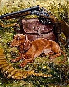 Dachshund Clube - Sergei Pozniak Arte Dachshund, Best Apartment Dogs, Dachshund Stuff, Dachshund Breed, Apartment Dogs, Vintage Dachshund, Clever Dog, Dapple Dachshund