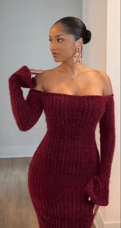 Dressy Elegant Outfits, Elegant Birthday Outfit Classy Baddie, How To Dress At 30 For Women, Iyla Juice, Classy Baddie Aesthetic, Red Outfit Inspo Aesthetic, Elegant Baddie Outfits, Baddie Dress Outfit, Elegant Outfit Black Women