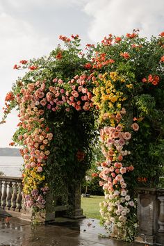 Colorful Wedding at Castle Hill Inn Newport Rhode Island Mandap Setup, Castle Hill Inn Wedding, French Garden Wedding, Summer Sorbet, Wedding Floral Arch, Castle Hill Inn, Paris Opera House, Island Hotel, State Of Grace