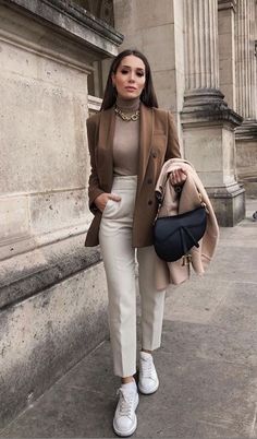 Elegantes Outfit Damen, Adrette Outfits, Fashion Hacks Clothes, Casual Work Outfits, Moda Vintage, Looks Chic, Work Outfits Women, 가을 패션