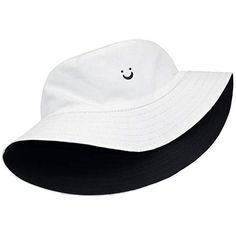 Reversible ALLSEX Bucket Hat 100% Cotton White on one side, Black on reverse Smiley face embroidered on both sides Breathable and Lightweight As an Amazon Associate I earn from qualifying purchases. This post contains affiliate links. We get commissions for purchases made through links in this post. See our disclosure page for more information. *Price as of 02/28/2021 Shopping Outfit Winter, Shop Small Business Quotes, Shopping Meme, Face Embroidery, Bucket Hat White, Reversible Bucket Hat, Xmas List, Green Fits, Travel Beach