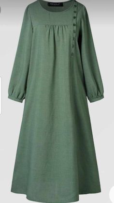 Muslim Dress Casual, Sukienki Maksi, Blouse Casual Fashion, Casual Wear Dress, Muslim Fashion Dress, Abaya Designs