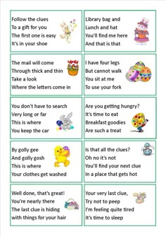 an english worksheet with pictures of animals and words