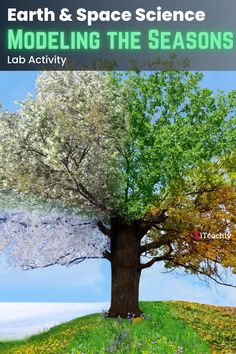 an image of the earth and space science modeling the seasons lab activity with trees