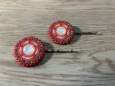 Beaded Hair Pins Beaded Hair Pins, Beaded Hair Clips, Beaded Hair, Hair Beads, Barrettes, Seed Bead, Hair Pins, Seed Beads, Hair Clips