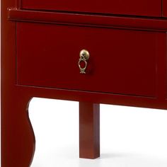 a close up of a drawer with a handle on the bottom and one drawer open