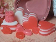 Valentine Soap, Soap Shop, 1 Rose, Floral Scent, Love Valentines