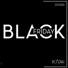 the black friday logo is shown in white letters on a black background with a square frame