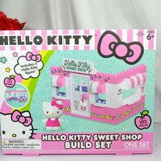 the hello kitty sweet shop is set in its original box and ready to be opened