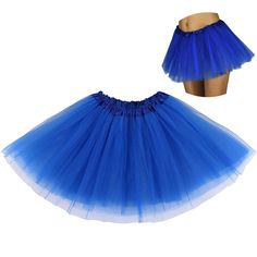 a blue tutu skirt on a mannequin