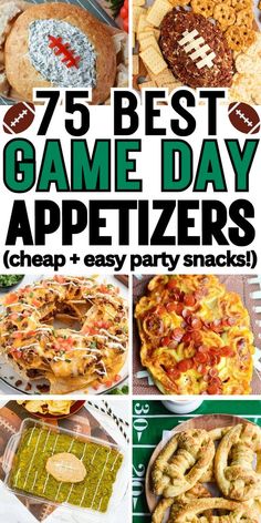 the best game day appetizers and snacks