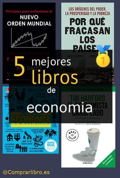 the cover of five books in spanish and english