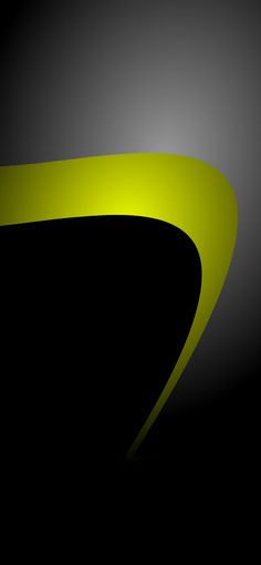 an abstract black and yellow background with curved lines