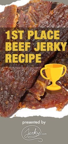 the first place beef jerk recipe is presented by jack's bbqs in this ad