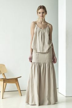 "White linen slip top or sleeveless linen blouse is light, breathable and super crisp - a must-have during the warm season. This linen cami has a simple slip silhouette but with a little pleat detail by the décolleté, which gives this white camisole a character. It's simplicity really is the key: it gives you the room for pairing it with anything - skirts, pants, shorts, flats, heels, espadrilles and for any occasion. ABOUT US LINEN ID was born from desire to embrace things that actually matter. Beige V-neck Tank Top For Summer, Chic Linen Camisole For Day Out, Chic Linen Tank Top With Adjustable Straps, V-neck Camisole For Summer Beach, V-neck Summer Beach Camisole, Beige Spaghetti Strap Tank Top For Beach, Summer Beach V-neck Camisole, Spring Sleeveless Linen Camisole, Beige Ramie Top For Summer