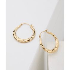 Boost your go-to jewelry box collection with these dazzling stud earrings crafted from 14k gold for a covetable touch of shimmer. 1.2'' W x 1'' H 14k gold Made in Italy Size: 2.5x22.  Gender: female.  Age Group: adult.  Pattern: dotted. Macy's Elegant Yellow Gold Hoop Earrings, Elegant Yellow Gold Hoop Earrings With Gold-tone Hardware, Gift Rose Gold 14k Gold-filled Hoop Earrings, Chic 14k Gold-filled Yellow Gold Hoop Earrings, Elegant Gold-tone 14k Gold-filled Hoop Earrings, Twisted Hoop Earrings, Gold Dots, Earring Crafts, Womens Watches