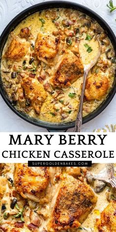 mary berry's chicken casserole is an easy and delicious dinner