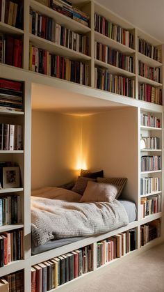 Creative Small Bedroom, Refresh Home, Interior Decoration Ideas, Small Bedroom Decor Ideas, Home Library Rooms, Home Entrance, Home Library Design, Home Office Ideas, Small Bedroom Decor