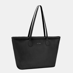 The Pu Leather Tote Bag Is A Chic And Versatile Accessory That Adds A Touch Of Sophistication To Any Outfit. Made From High-Quality Pu Leather, This Bag Is Durable, Stylish, And Easy To Clean. Its Spacious Interior Provides Ample Room For All Your Essentials, Making It Perfect For Everyday Use Or As A Work Bag. The Sleek Design And Classic Silhouette Make It Suitable For Various Occasions, From Work Meetings To Casual Outings. Carry It By The Sturdy Handles Or Wear It Crossbody With The Adjustab Work Meetings, Vegan Leather Tote Bag, Vegan Leather Tote, Black Leather Tote Bag, Trendy Handbags, Pink Sand, Work Bag, Black Tote Bag, Bag Bag