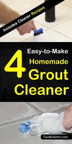 four easy ways to make homemade grout cleaners work for your tile and grout floor