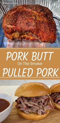 Pulled Pork Smoker Recipes, Smoker Cooking Recipes, Smoked Pulled Pork Recipe, Smoked Pork Recipes, Best Pulled Pork, Easy Smoker Recipes, Pork But, Smoked Pork Shoulder, Homestead Recipes