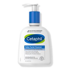 Daily Facial Cleanser Face Wash for Sensitive Skin - Cetaphil | Ulta Beauty 😘 best face wash for ladies, exfoliating scrub for face, cream for scars in face 💃 #motivation #frenchskincare #rosacea Cetaphil Face Wash, Inexpensive Skin Care, Sensitive Skin Face Wash, Cetaphil Cleanser, Hydrating Face Wash, Daily Facial Cleanser, Gentle Skin Cleanser, Skin Cleanser, Skin Care Cleanser