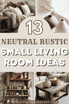 neutral rustic living room Rustic Chic Home Decor Living Room, Living Room Rustic Designs, Country Living Room Decorating Ideas Cozy Cabin Master Bedrooms, Country Chic Apartment Decor, Modern Cottage Decor Living Room, Neutral Rustic Living Room, Farmhouse Sitting Room Ideas, Earthy Farmhouse Living Room, Rustic Living Room Wall Decor Ideas