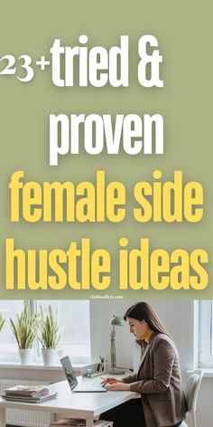 A list of tried and proven side hustle ideas for women to make money. Whether you want to be a work-at-home mom or not, there are side hustle jobs to start online and offline to make money during your free time, all in this blog about - Remote jobs - Best money making apps - Online jobs from home - Online work from home gigs - Ways to earn money Money Making Apps, Stay At Home Moms