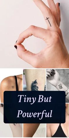 tiny but powerful tattoos for women