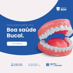 Social Media - Odontologia :: Behance Hospital Ads, Dentist Social Media, Dental Studio, Social Media Art, Journal Notes, Bullet Journal Notes, Media Branding, Formal Design