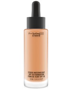 This hydrating formula contains a moisture fusion complex to immediately moisturize and feed the skin. Protects with Spf 30 and is perfect for all skin types. It offers all-day wear and sheer to medium coverage in stay-true colour. Top Foundations, Mac Studio, Concealer Palette, Liquid Makeup, Concealer Colors, Neutral Undertones, Mac Makeup, Makeup Box, Foundation Brush