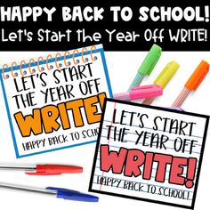 happy back to school let's start the year off with writing and write letters