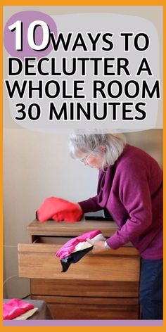 Declutter a Room In 30 Minutes or Less! Really! How To Declutter Your Home Room By Room, Declutter Motivation, Declutter Help, Home Organizing Ideas, Breaking Habits, Surreal Places, Clutter Solutions, Decluttering Inspiration