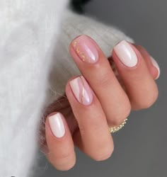 Uñas Ideas, Milky Nails, Graduation Nails, Ideas Uñas, Nagel Tips, Simple Gel Nails, Lines On Nails, Short Acrylic Nails Designs