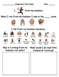 the worksheet for teaching children to read and understand their feelings with pictures on them